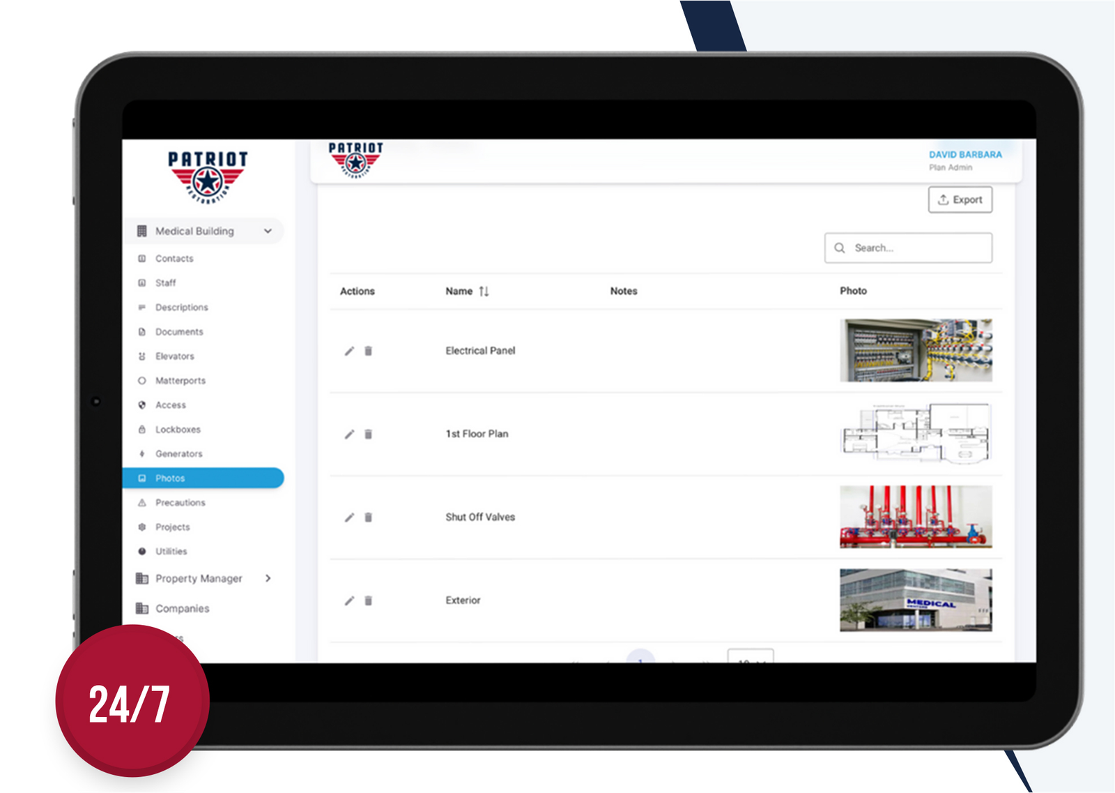 erp patriot tablet